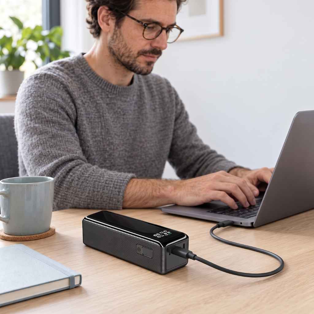 Powerbanka Super Fast Charge PD 100 W P16 40 000 mAh